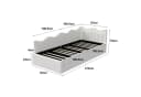 Furnishings Home Polsterbett mit LED-Beleuchtung und Stauraum Bild 5