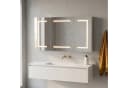 Furnishings Home Badezimmerspiegelschrank mit LED-Beleuchtung und Touchschalter Bild 2
