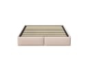 Gdood Polsterbett 160x200 cm Beige Leinen Stauraumbett Bild 4