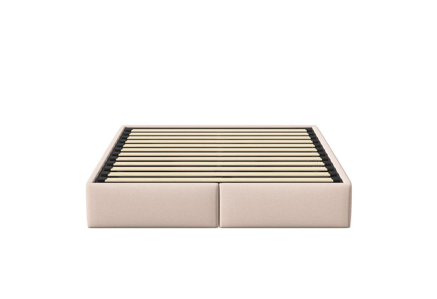 Gdood Polsterbett 160x200 cm Beige Leinen Stauraumbett - Bild 4