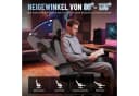 Huracan Gaming-Stuhl Blau Ergonomisch mit Fußstütze & Massage Bild 3