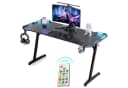 Huracan Gamingtisch mit LED-RGB-Beleuchtung & Kopfhörerhaken Bild 2