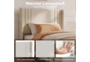 PXloue Polsterbett Leinen mit Lattenrost und hohem Kopfteil Beige Bild 4