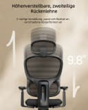 ProtoArc EC300 Bürostuhl Ergonomisch mit Lordosenstütze & Kopfstütze Bild 3