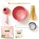 Maestri House Matcha Set 7-teilig Bambus Keramik Rosa Bild 5