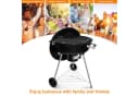 SunJas Kugelgrill Ø54cm mit Rädern & Deckel Bild 5