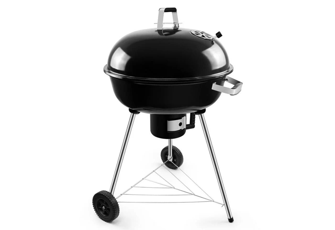 SunJas Kugelgrill Emaille mit Rädern und Deckel Ø54cm - Bild 2