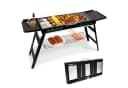 SunJas Holzkohlegrill K-603 Tragbar Klappgrill Schwarz Bild 2