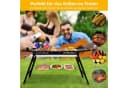 SunJas Holzkohlegrill K-603 Tragbar Klappgrill Schwarz Bild 4