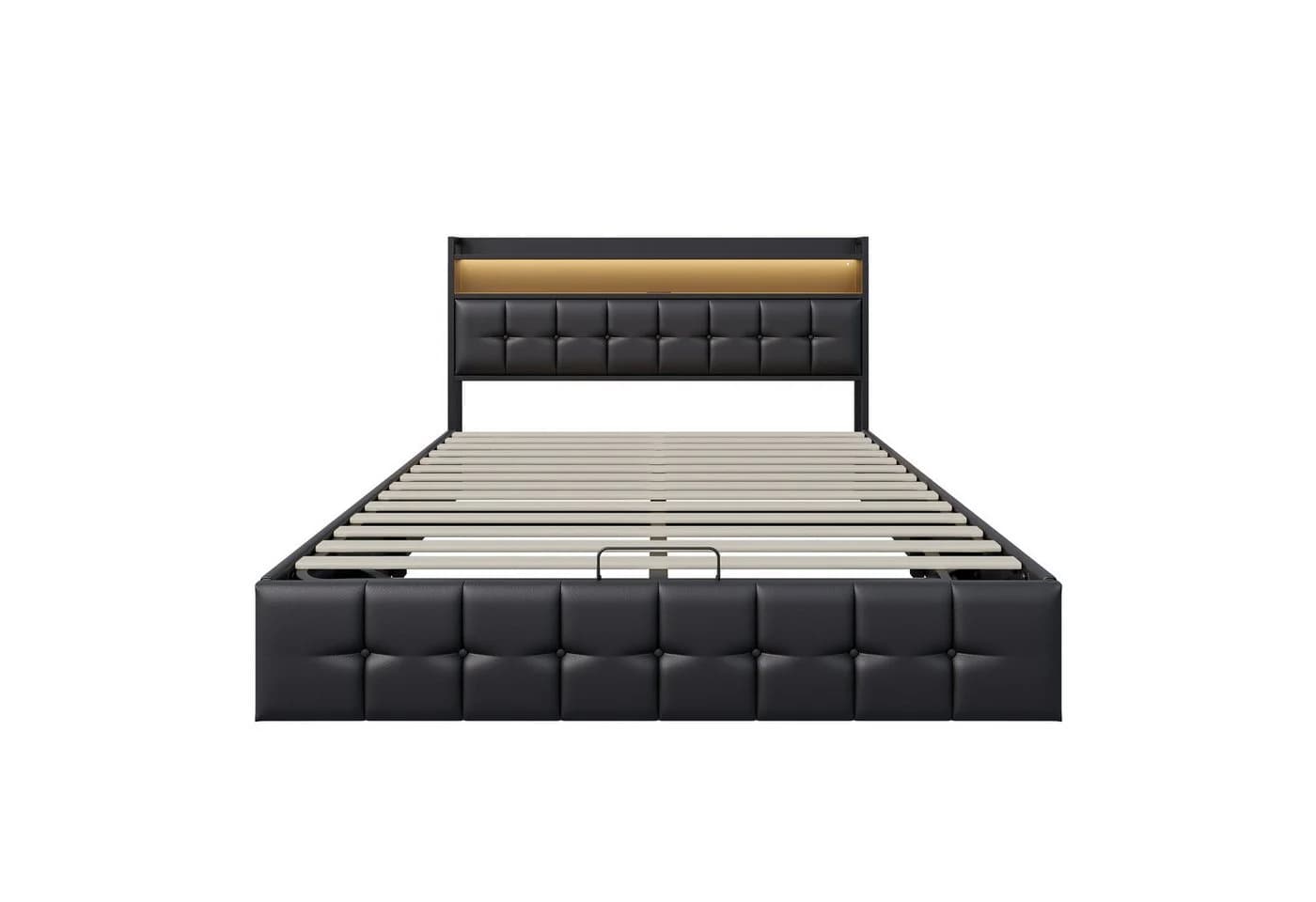 Simurq Polsterbett 160x200 cm mit LED und Stauraum - Bild 4