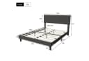 Furnishings Home Polsterbett 140x200 cm mit LED und Lattenrost Bild 5