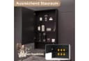 Furnishings Home Badezimmerspiegelschrank Weiß mit LED-Beleuchtung Bild 1