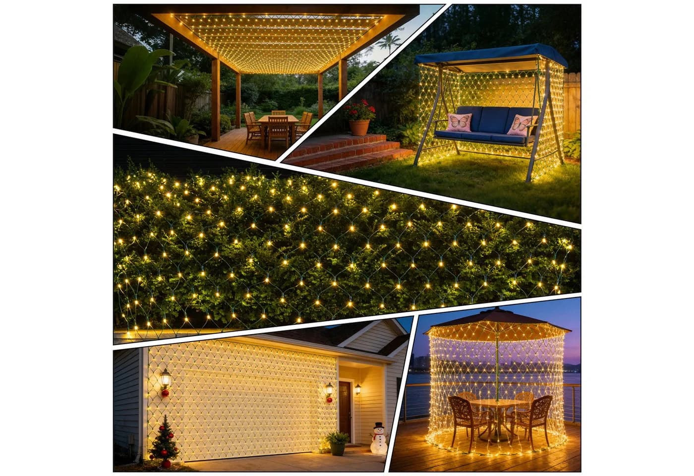 OZAVO LED-Lichternetz 200-flammig warmweiß mit Fernbedienung und Timer - Bild 5