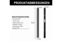 LOHAS-LED Außen-Wandleuchte 90cm Metall Acryl RGBCW Fernbedienung Bild 1