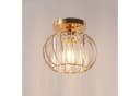 LOHAS-LED Deckenleuchte Kristall E27 Gold Schwarz Bild 2
