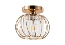 LOHAS-LED Deckenleuchte Kristall E27 Gold Schwarz Bild 3
