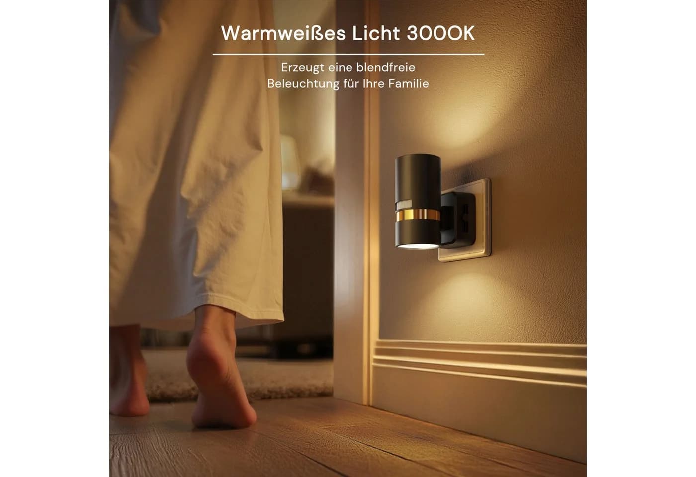 LOHAS LED Nachtlicht mit Bewegungsmelder Warmweiß Dimmbar - Bild 5