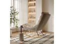 Simurq Schaukelstuhl Beige 5-fach verstellbare Rückenlehne Bild 5