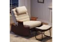 Simurq Schaukelstuhl mit Hocker Beige 3-fach verstellbar Bild 2
