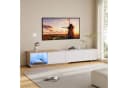 PXloue TV-Schrank 200cm Weiß Hochglanz mit LED-Beleuchtung Bild 2