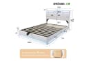 Furnishings Home Polsterbett mit LED, Bettkasten & Ladefunktion Beige Bild 5