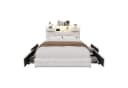 Furnishings Home Polsterbett mit LED und Stauraum Beige Bild 4