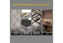 NMCXXO Polsterbett Beige mit LED und Bettkasten Bild 1