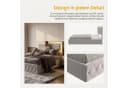 NMCXXO Polsterbett Beige mit LED und Bettkasten Bild 3