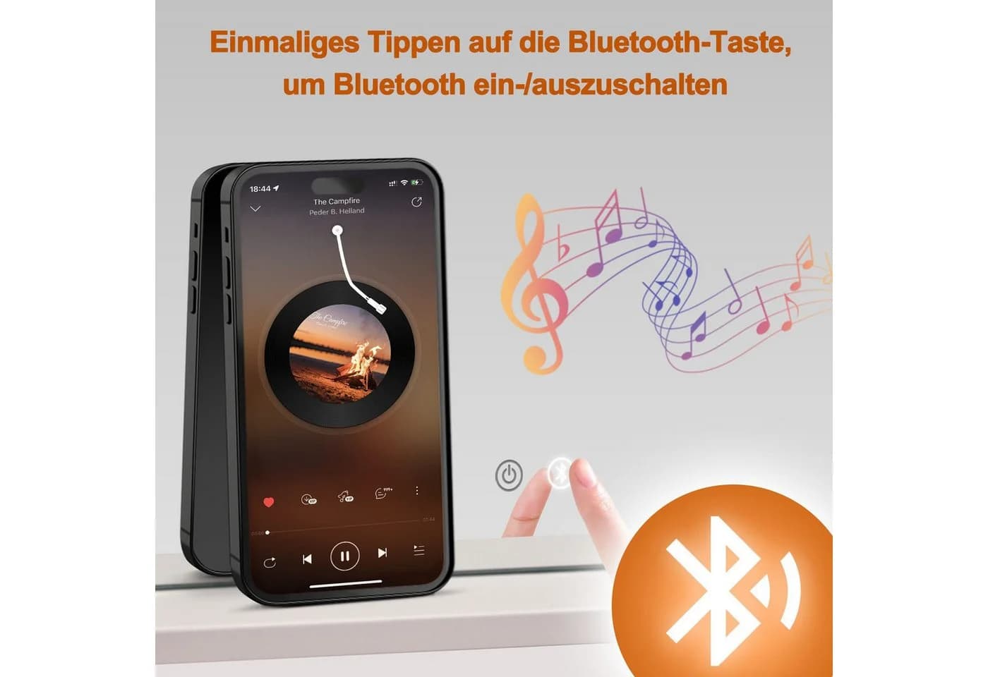 ZMH Hollywood Kosmetikspiegel mit LED-Beleuchtung und Bluetooth - Bild 3