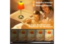 ZMH LED Tischleuchte 2er Set Orangerot Touch Dimmbar Bild 5