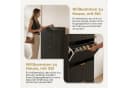 Furnishings Home Schuhschrank Schwarz 3 Klappen 2 Schubladen Bild 1