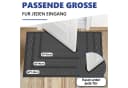 SunJas Fußmatte Grau Rutschfest Polyester Bild 1