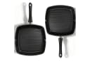 SunJas Grillpfanne 2er Set Antihaftbeschichtet Aluminium Bild 2