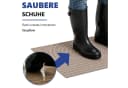 SunJas Rutschfeste Fußmatte Innen Außen Braun Schwarz Bild 3