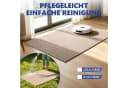 SunJas Rutschfeste Fußmatte Innen Außen Braun Schwarz Bild 4