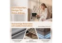 PXloue Polsterbett Chesterfield Design mit LED-Beleuchtung und Bettkasten Bild 5
