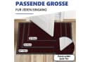 SunJas Fußmatte rutschfest Polyester modern rot/grau/schwarz Bild 1