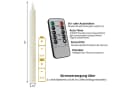 OZAVO LED-Stabkerzen 6/12er Pack mit Fernbedienung & Timer, Dimmbar, Warmweiß Bild 1