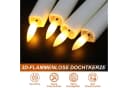 OZAVO LED-Stabkerzen 6/12er Pack mit Fernbedienung & Timer, Dimmbar, Warmweiß Bild 4