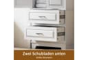 Furnishings Home Kleiderschrank Weiß 2 Türen 2 Schubladen Bild 5