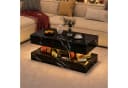 Gdood Couchtisch Hochglanz LED 16-farbig mit Schubladen Bild 3