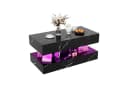 Gdood Couchtisch Hochglanz LED 16-farbig mit Schubladen Bild 5