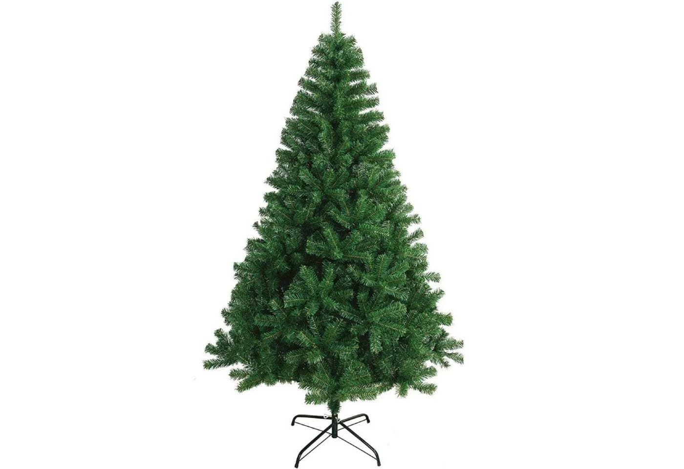 SunJas Künstlicher Weihnachtsbaum Grün mit Metallständer - Bild 2