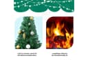 SunJas Künstlicher Weihnachtsbaum Grün mit Metallständer Bild 4
