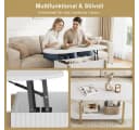 PXloue Höhenverstellbarer Couchtisch mit Stauraum und Lift-Top Bild 3