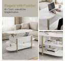PXloue Höhenverstellbarer Couchtisch mit Stauraum und Lift-Top Bild 4