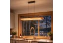 ZMH LED Pendelleuchte Modernes Holz 33W Dimmbar Fernbedienung Bild 1