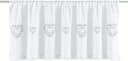 OTTO home Scheibengardine Louis Weiß Halbtransparent Bio-Baumwolle Bild 1