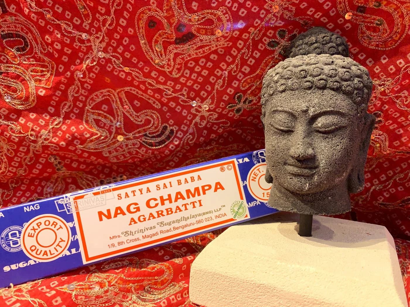 Satya Incense Räucherstäbchen Nag Champa Räucherstäbchen 3x 15g