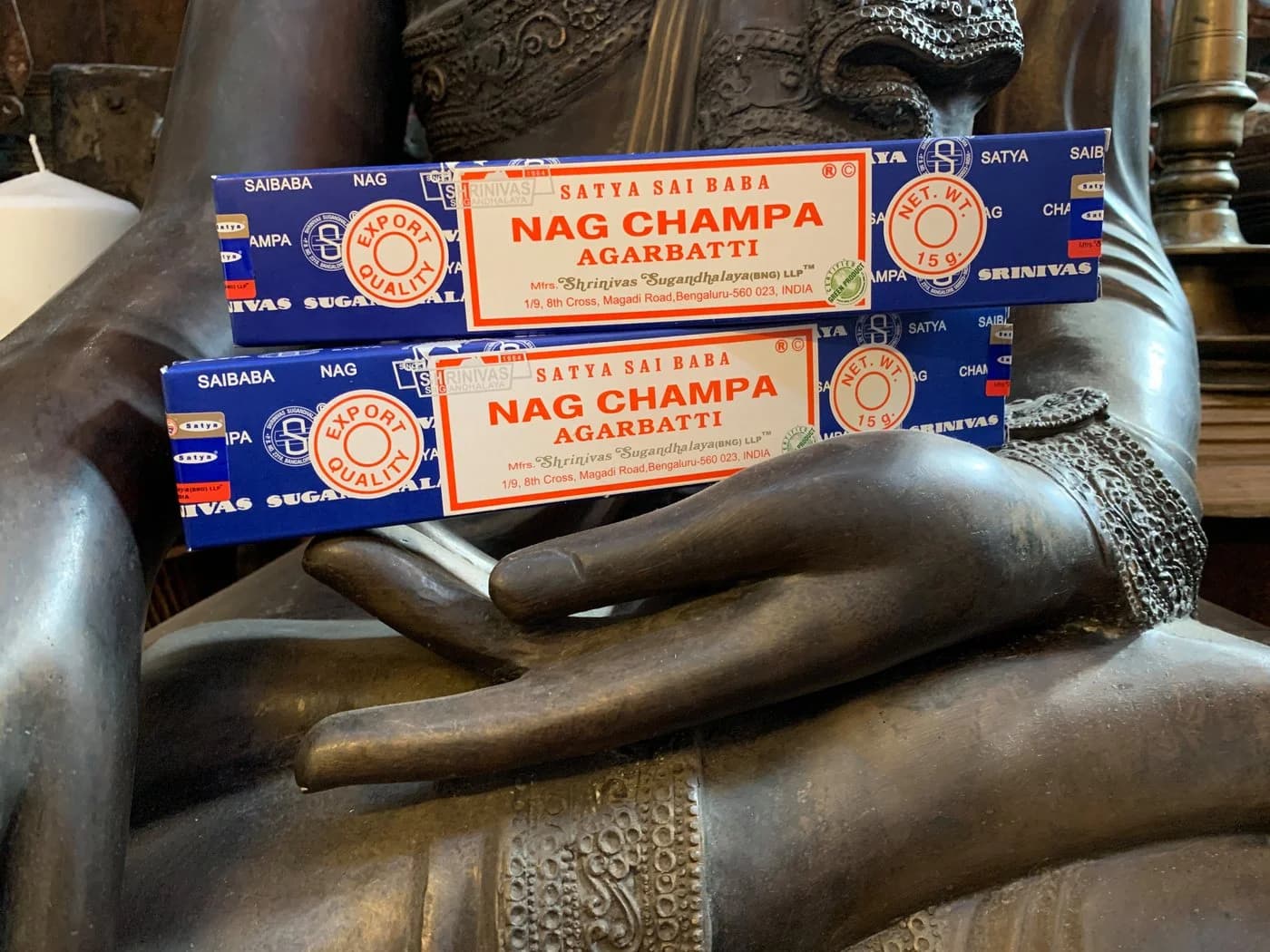Satya Incense Räucherstäbchen Nag Champa Räucherstäbchen 3x 15g - Bild 2